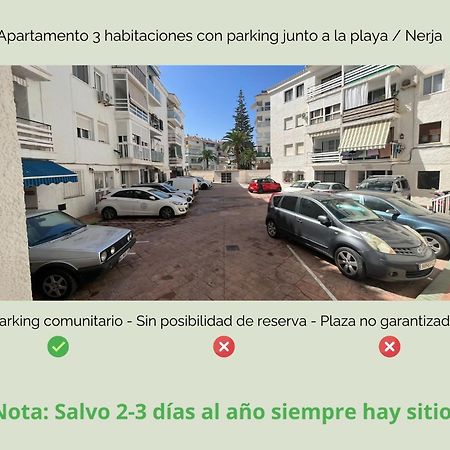 Apartamento 3 Hab Con Parking Junto A La Playa Nerja Exterior foto