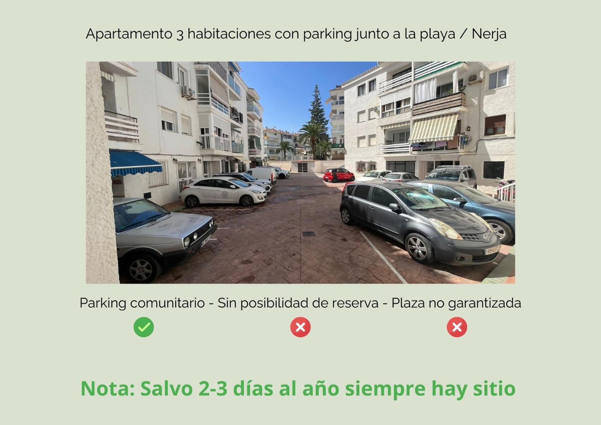 Apartamento 3 Hab Con Parking Junto A La Playa Nerja Exterior foto